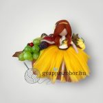 Őszi tündér box – kézzel készült gyapjúszobor