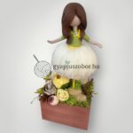 Tündér virágbox 
A föld színeiben ( krém, sárga, zöld, barna árnyalatok)