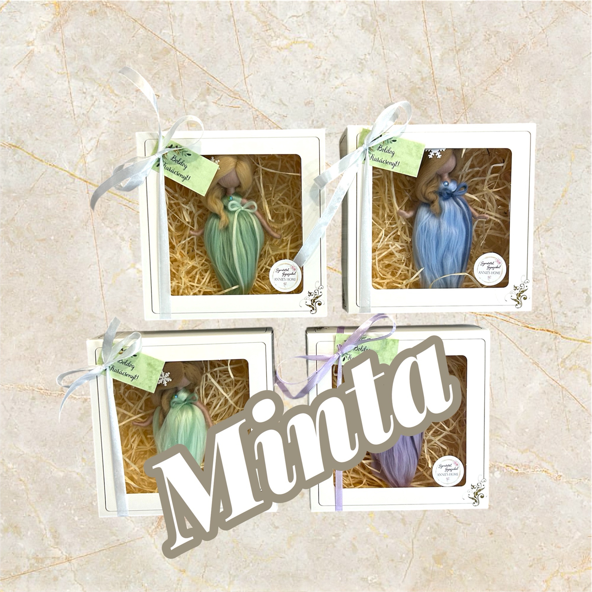 Selymesen puha gyapjúfigura díszdobozban - Image 2