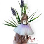 Gyöngyikés lila színvilágú dekoráció